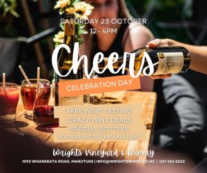 Cheers Celebration Day @ Wrights Vineyard & Winery